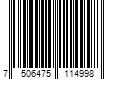 Barcode Image for UPC code 7506475114998