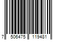 Barcode Image for UPC code 7506475119481