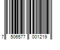 Barcode Image for UPC code 7506577001219