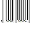 Barcode Image for UPC code 7506631000004