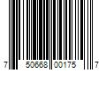 Barcode Image for UPC code 750668001757. Product Name: Carson LL-10 10x LumiLoupe Craft Loupe