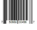 Barcode Image for UPC code 750668004567