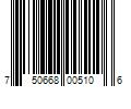 Barcode Image for UPC code 750668005106