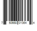 Barcode Image for UPC code 750668013644