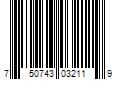 Barcode Image for UPC code 750743032119