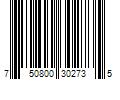 Barcode Image for UPC code 750800302735