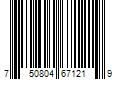 Barcode Image for UPC code 750804671219