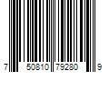 Barcode Image for UPC code 750810792809