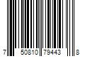 Barcode Image for UPC code 750810794438