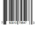 Barcode Image for UPC code 750810795473