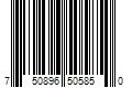 Barcode Image for UPC code 750896505850