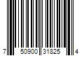 Barcode Image for UPC code 750900318254