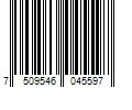 Barcode Image for UPC code 7509546045597