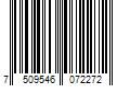 Barcode Image for UPC code 7509546072272