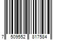 Barcode Image for UPC code 7509552817584