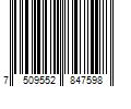 Barcode Image for UPC code 7509552847598