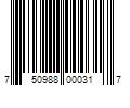 Barcode Image for UPC code 750988000317