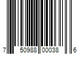 Barcode Image for UPC code 750988000386