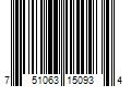 Barcode Image for UPC code 751063150934