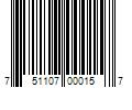 Barcode Image for UPC code 751107000157