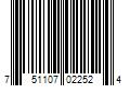 Barcode Image for UPC code 751107022524