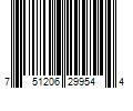 Barcode Image for UPC code 751206299544