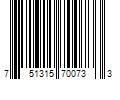 Barcode Image for UPC code 751315700733. Product Name: EasyFlex 10-Pack 8-in Black Plastic Edging Stake | 1984-10EF-16