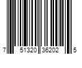 Barcode Image for UPC code 751320362025