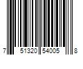 Barcode Image for UPC code 751320540058