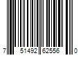 Barcode Image for UPC code 751492625560