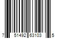 Barcode Image for UPC code 751492631035