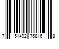 Barcode Image for UPC code 751492768168