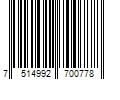 Barcode Image for UPC code 7514992700778