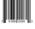 Barcode Image for UPC code 751685000600