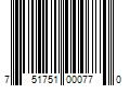 Barcode Image for UPC code 751751000770