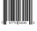 Barcode Image for UPC code 751770032400