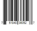 Barcode Image for UPC code 751848360527