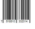 Barcode Image for UPC code 7518510332014