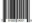 Barcode Image for UPC code 751883040019