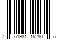 Barcode Image for UPC code 751981152805