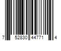 Barcode Image for UPC code 752830447714