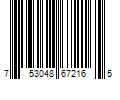 Barcode Image for UPC code 753048672165