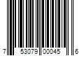 Barcode Image for UPC code 753079000456