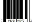 Barcode Image for UPC code 753081010702