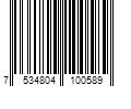 Barcode Image for UPC code 7534804100589