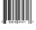 Barcode Image for UPC code 753519474717