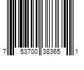 Barcode Image for UPC code 753700383651