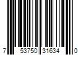 Barcode Image for UPC code 753750316340