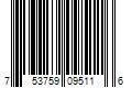 Barcode Image for UPC code 753759095116