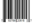 Barcode Image for UPC code 753759205157